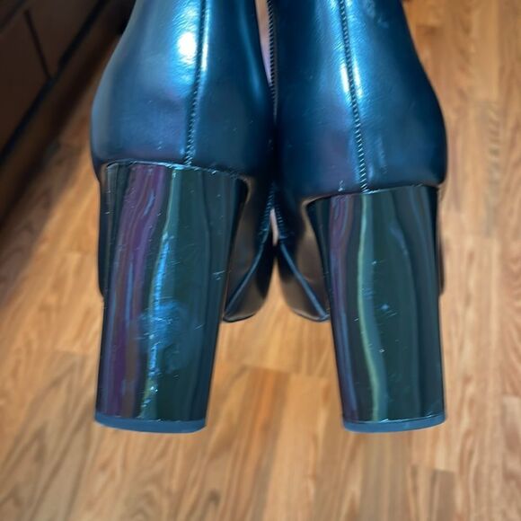 Zara Tall Black Boots, Heels, Fast Fashion, Knee, Fall, 36, 5.5 - Picture 5 of 13